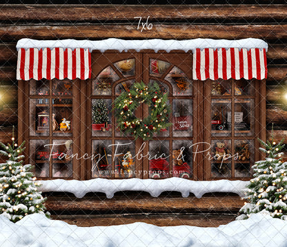 Santa's Workshop Window