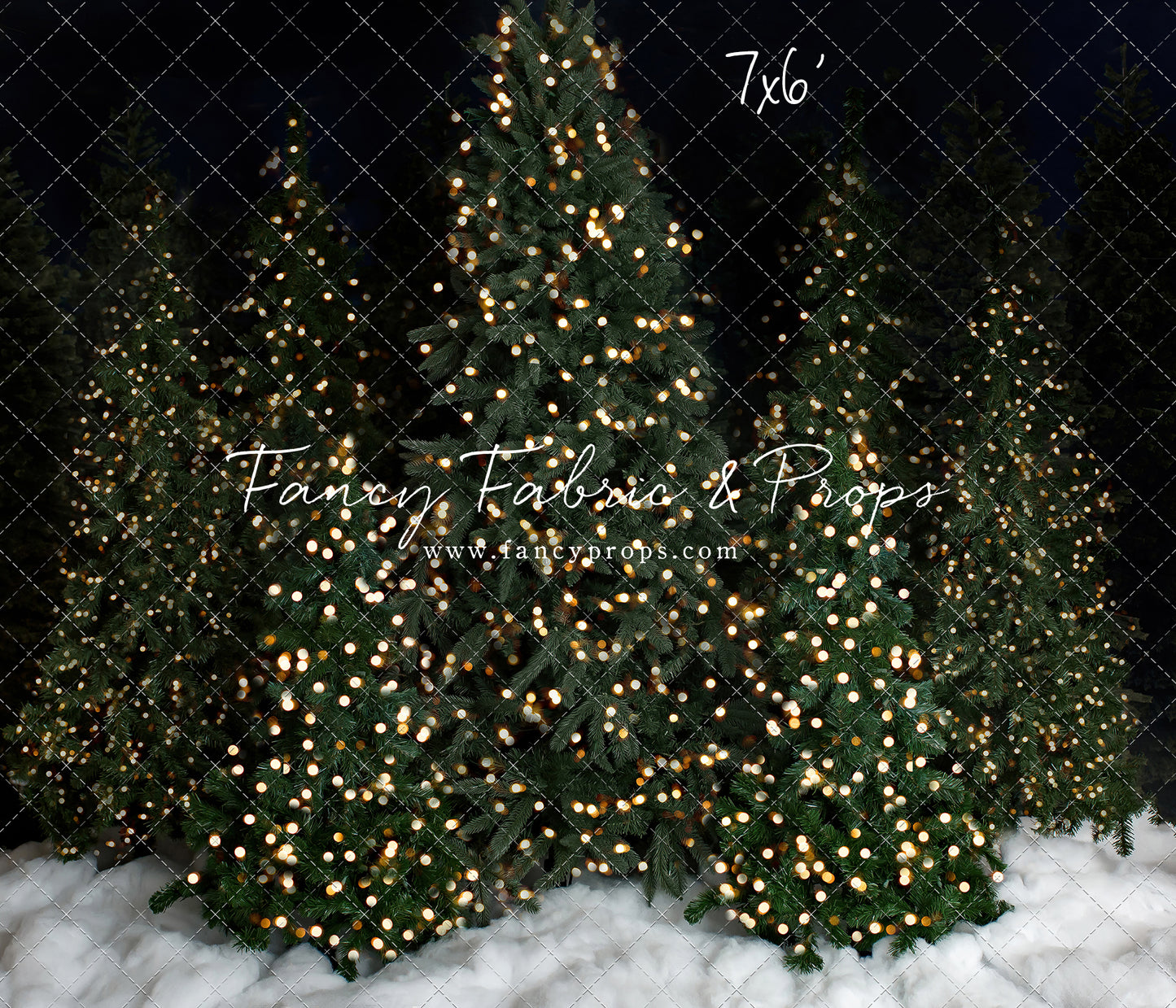 Snowy Christmas Trees