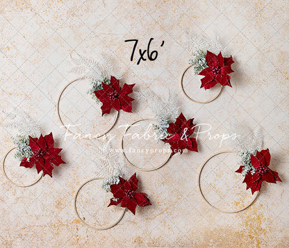 I Hoop You Love Poinsettias