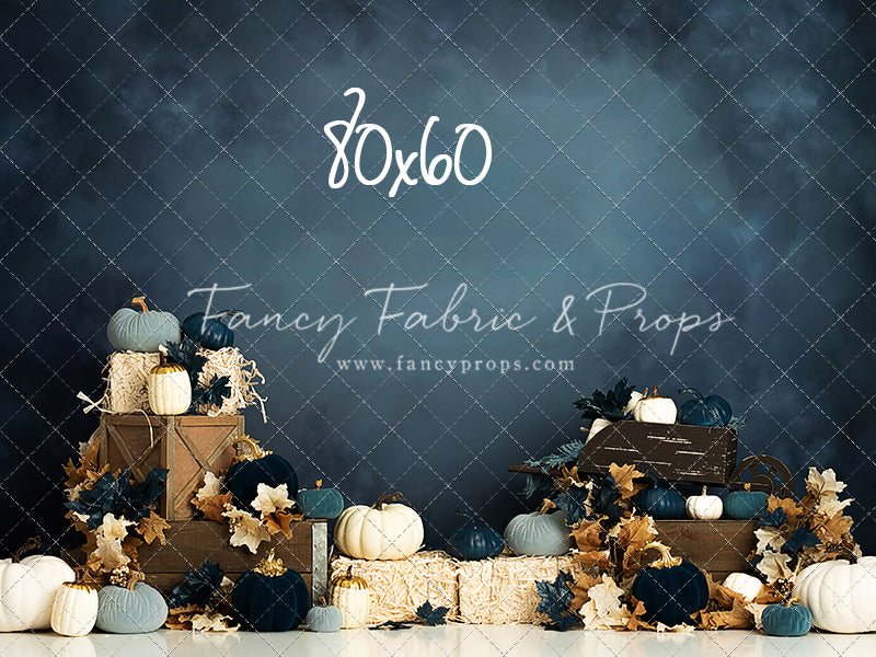 Blue Pumpkins of Fall