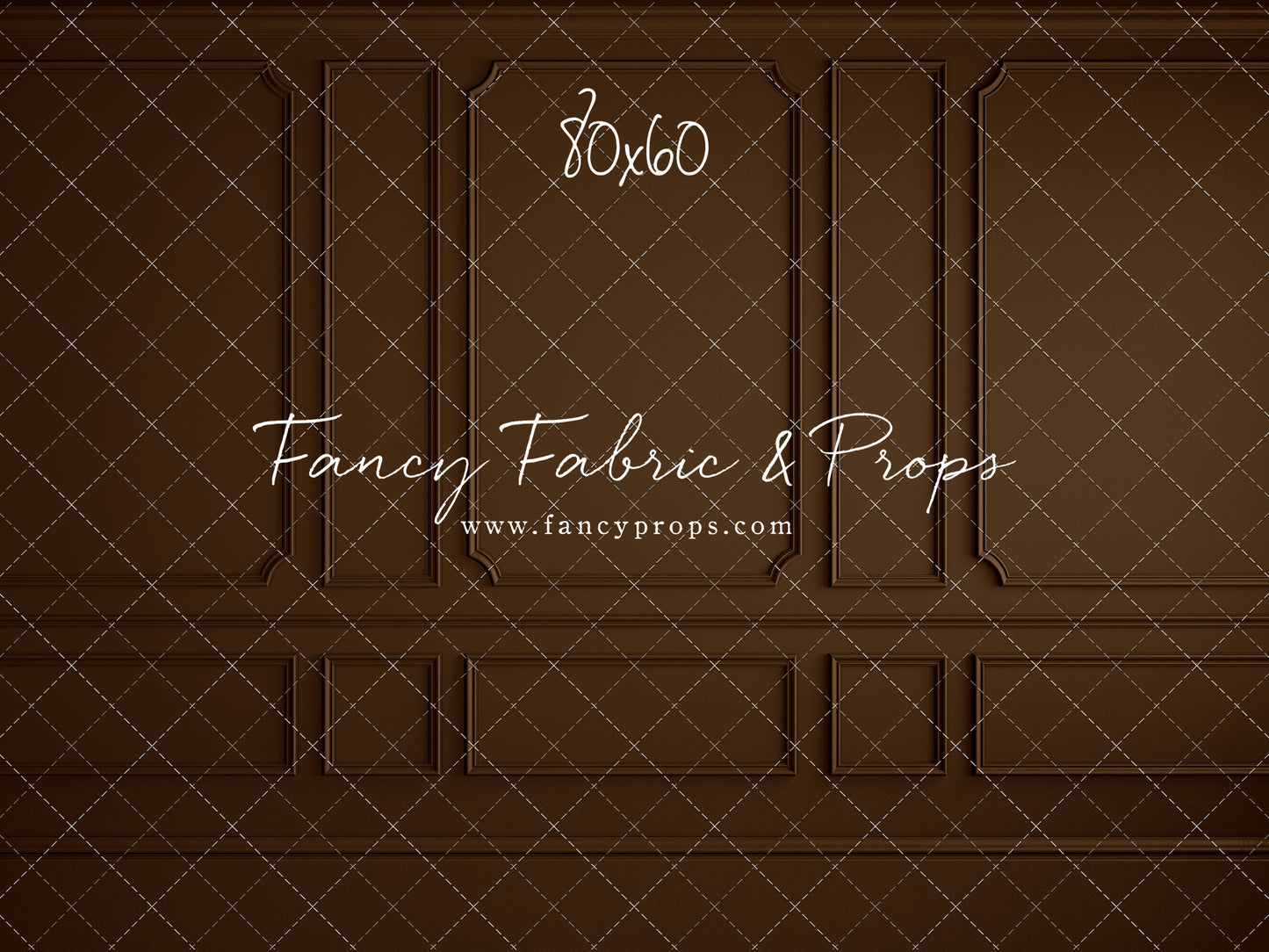 Brown Wainscoting Wall