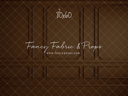 Brown Wainscoting Wall