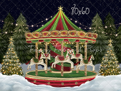 Christmas Carousel Rides