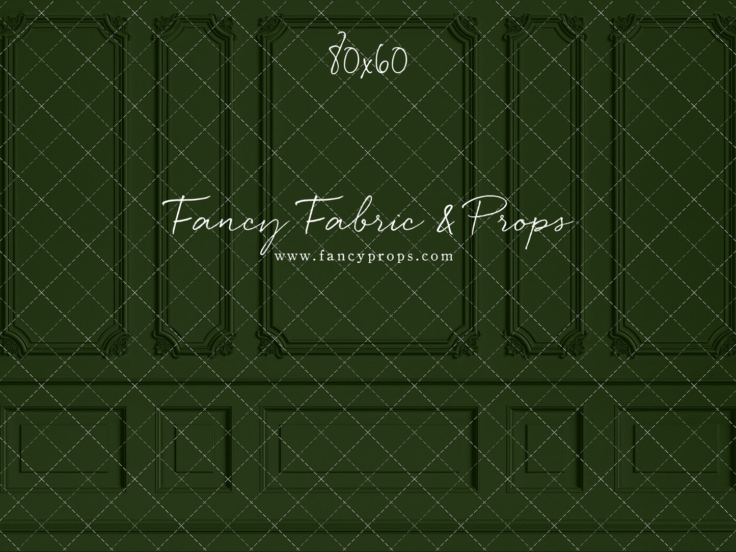 Classic Evergreen Wainscoting Wall - With Sweep Option