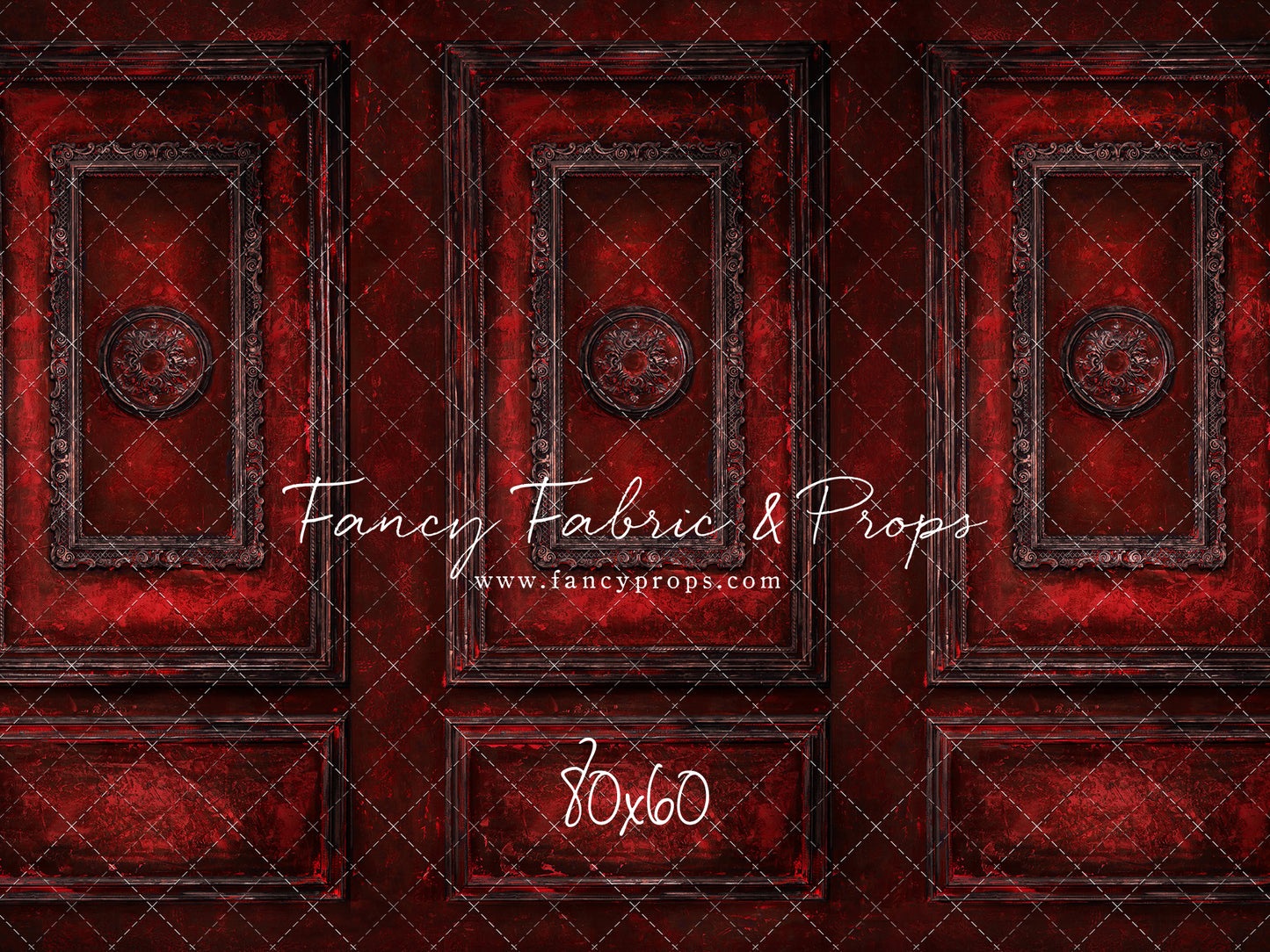 Crimson Antiqued Wall