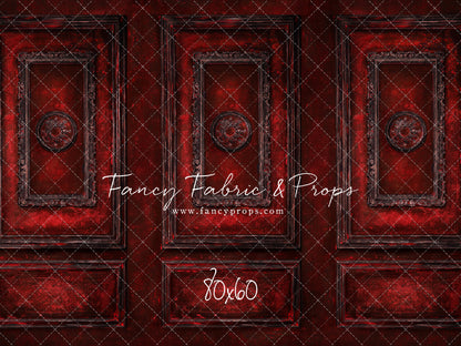 Crimson Antiqued Wall