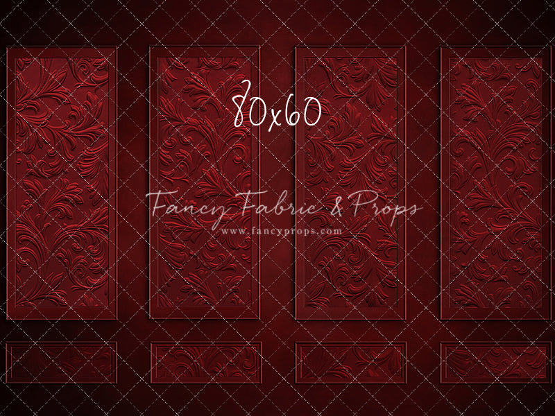 Elegant Crimson Wall