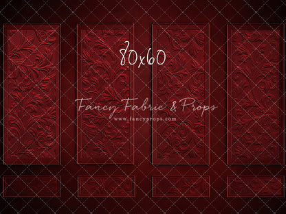 Elegant Crimson Wall