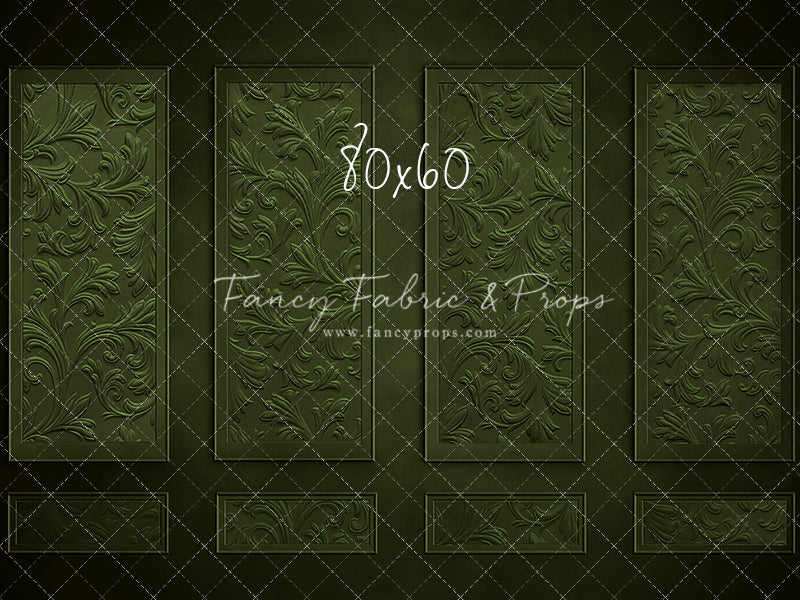 Elegant Emerald Wall