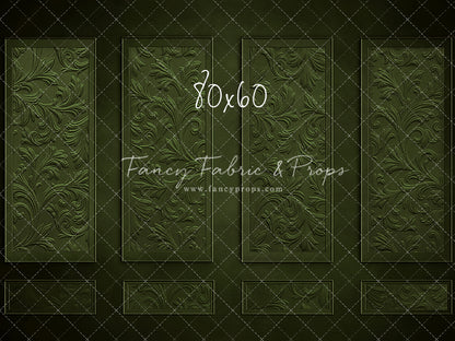 Elegant Emerald Wall