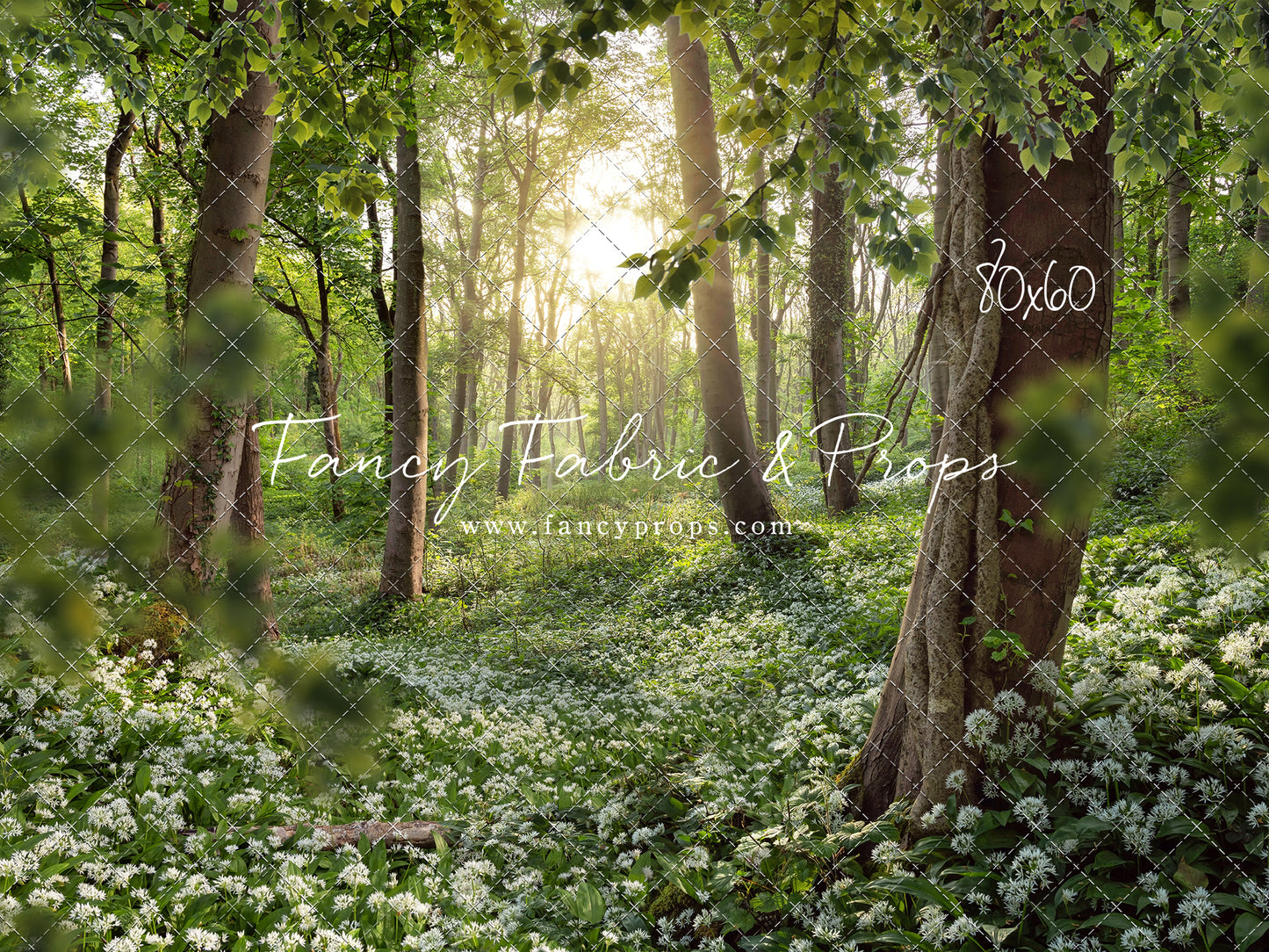 Lush Flowering Forest