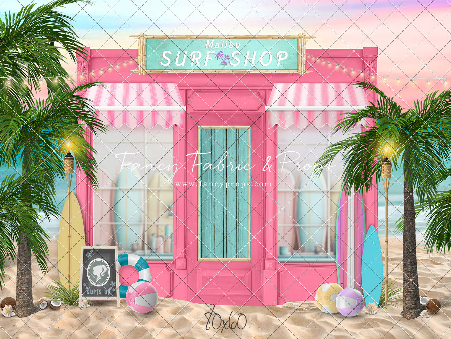 Malibu Barbie Surf Shop - With Sweep Option