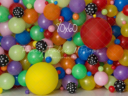 Primary Polka Dot Balloon Wall