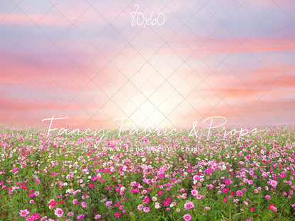 Rosy Wildflower Stroll