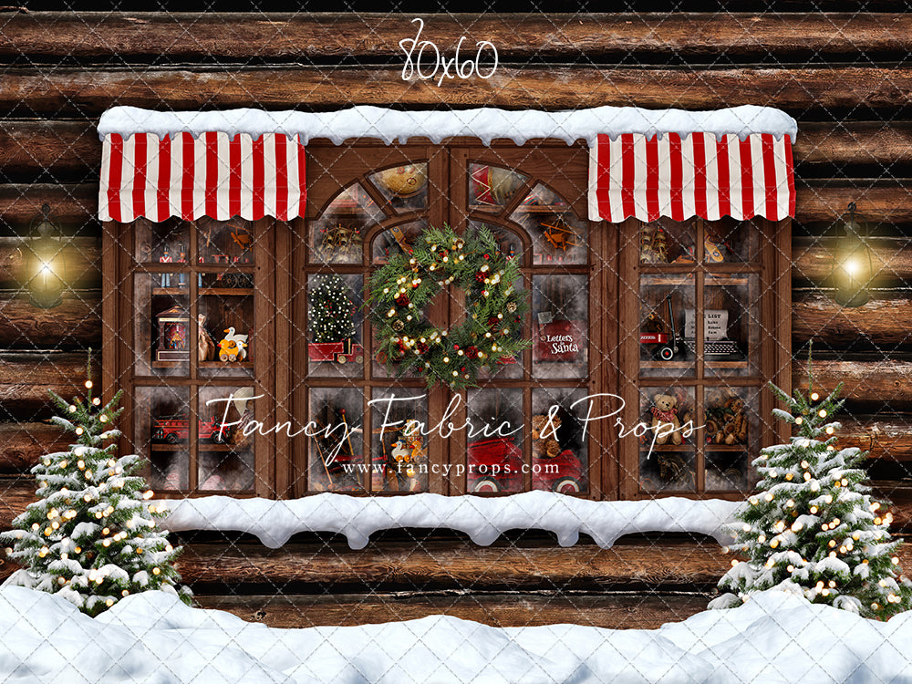 Santa's Workshop Window