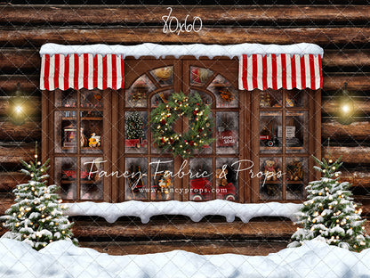 Santa's Workshop Window