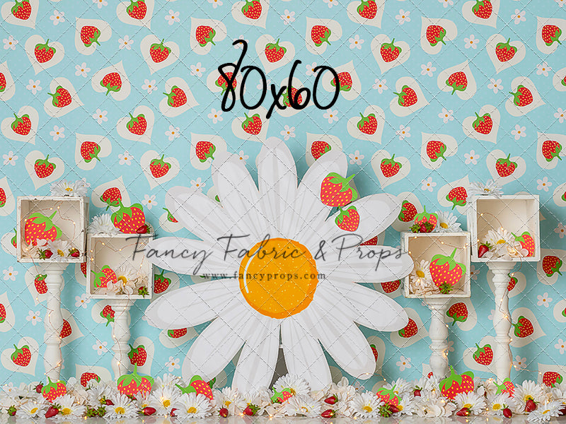 Strawberries & Daisies