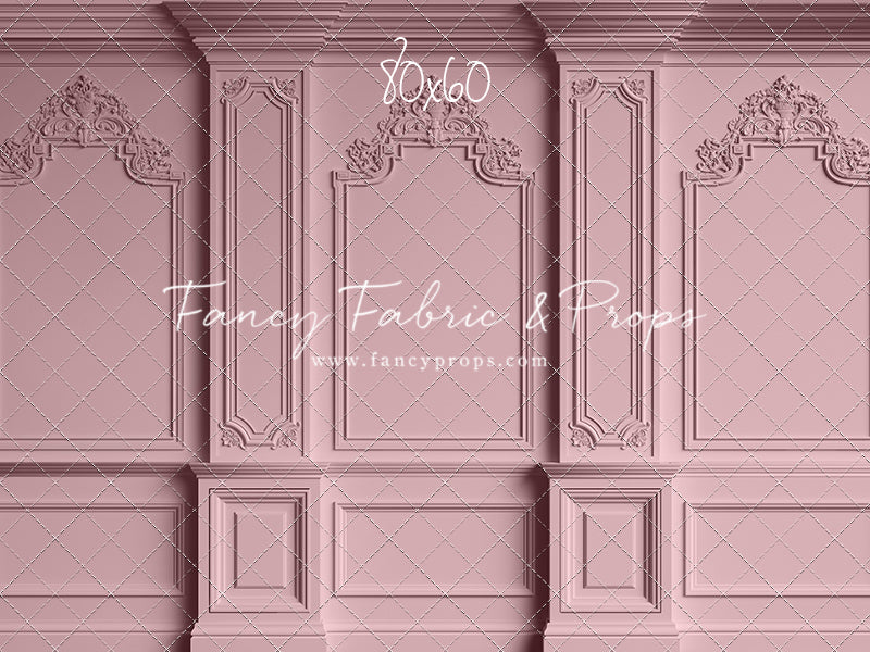 Classic Pink Victorian Wall - With Sweep Option
