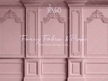 Classic Pink Victorian Wall - With Sweep Option