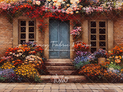 Floral Villa Entrance