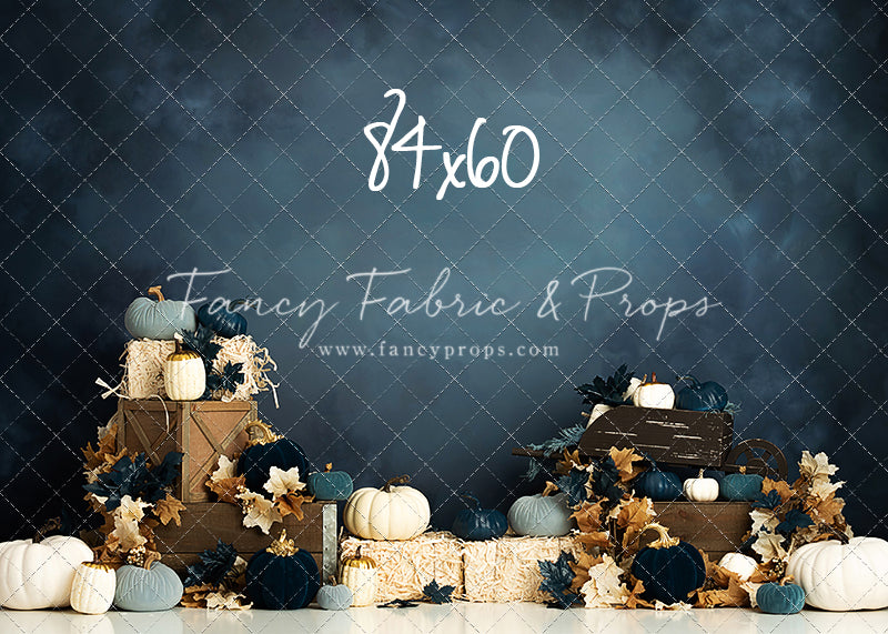 Blue Pumpkins of Fall