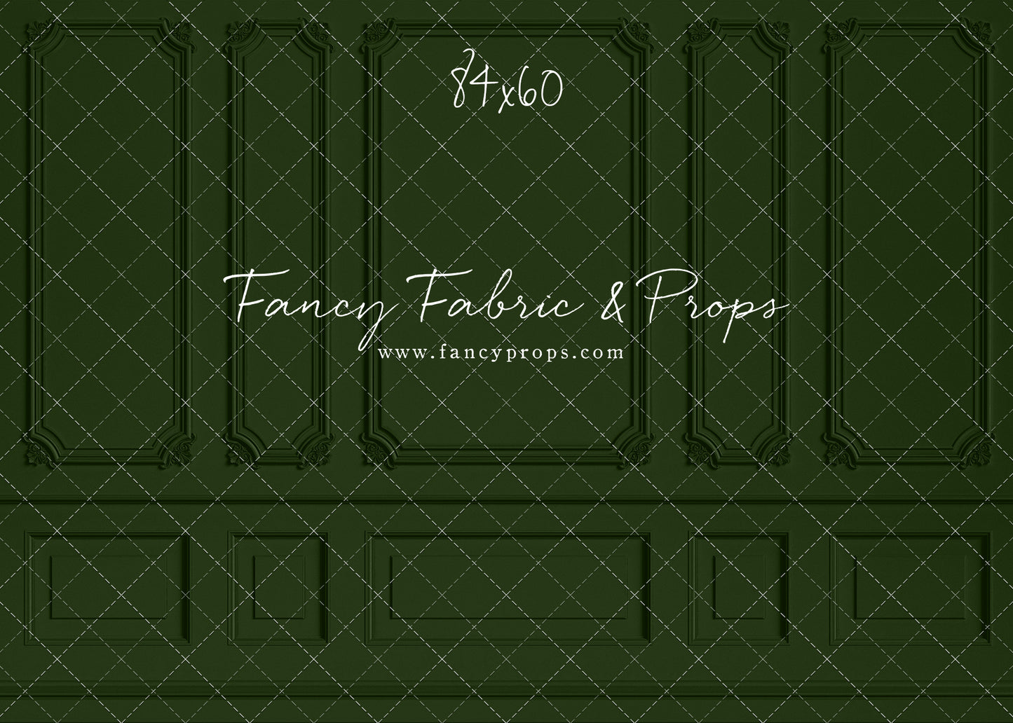 Classic Evergreen Wainscoting Wall - With Sweep Option