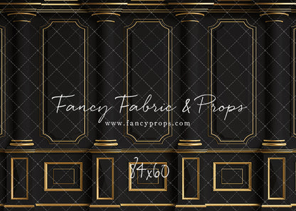 Dark Victorian Gold Wall - With Sweep Option