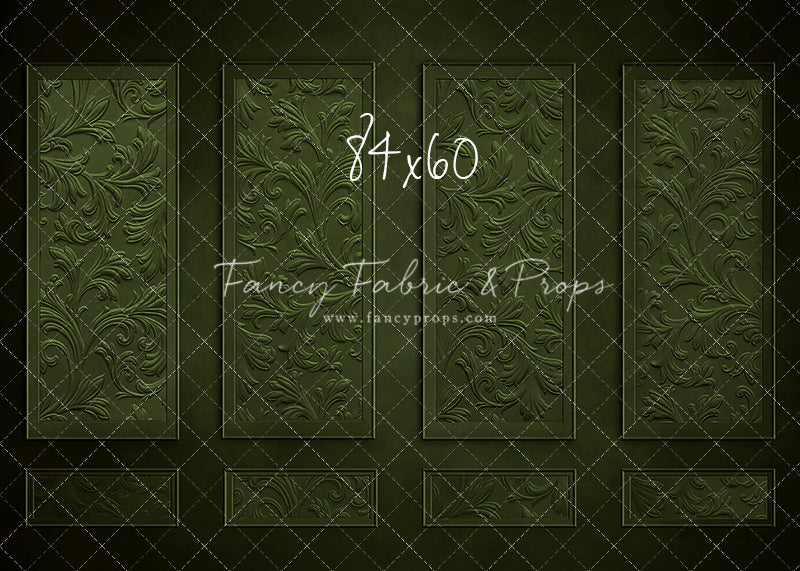 Elegant Emerald Wall