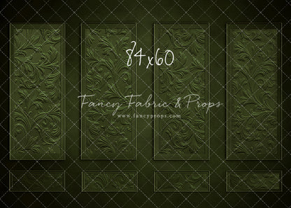 Elegant Emerald Wall