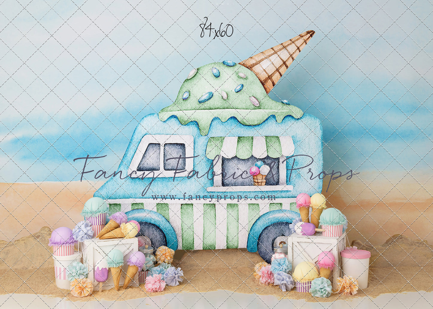 Ice Cream At The Beach