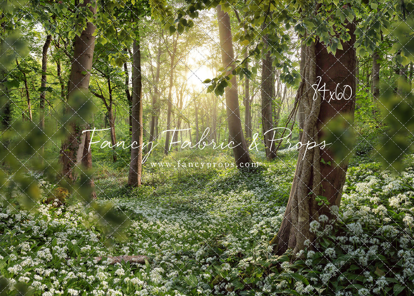 Lush Flowering Forest