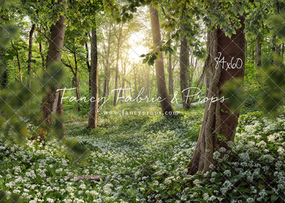 Lush Flowering Forest