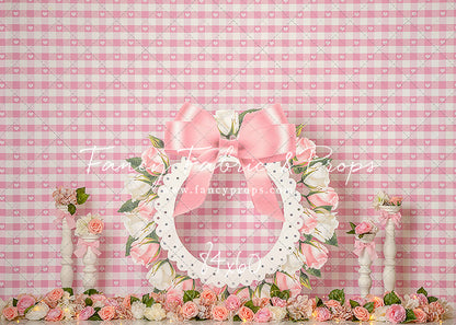 Pink Rose Wreath