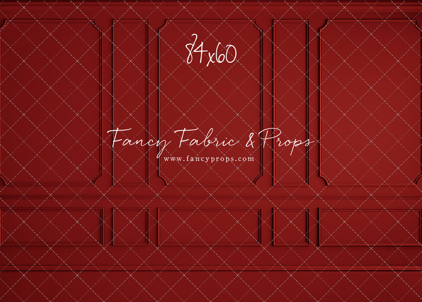 Red Wainscoting Wall