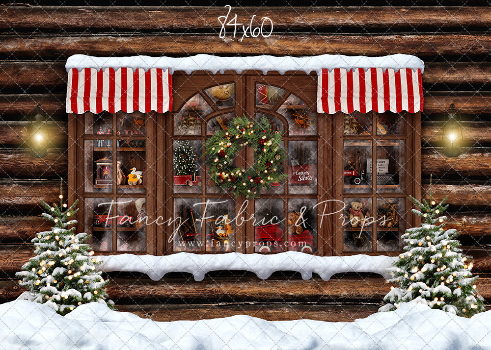 Santa's Workshop Window