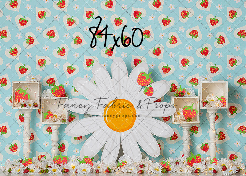 Strawberries & Daisies
