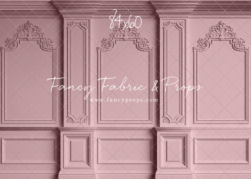 Classic Pink Victorian Wall - With Sweep Option