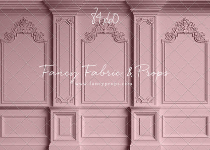 Classic Pink Victorian Wall - With Sweep Option