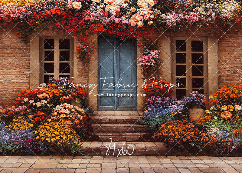 Floral Villa Entrance