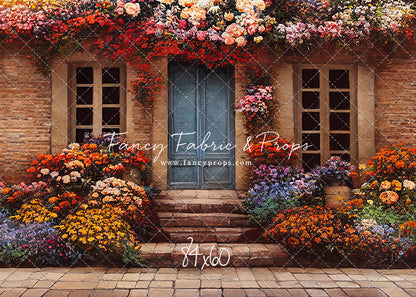 Floral Villa Entrance