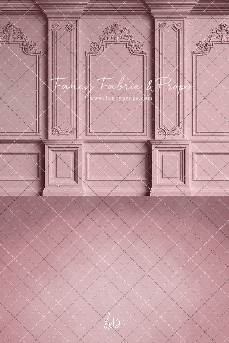 Classic Pink Victorian Wall - With Sweep Option