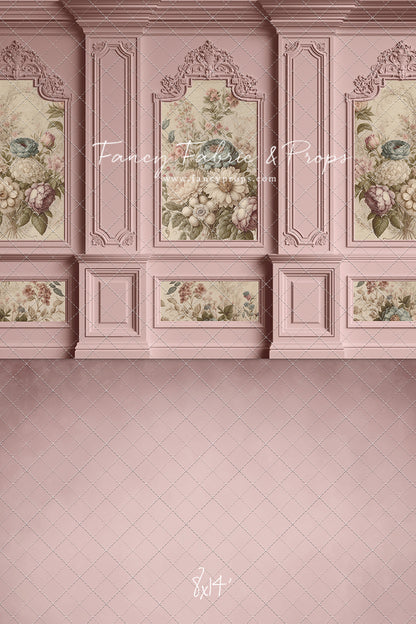 Rose Floral Victorian Wall - With Sweep Option