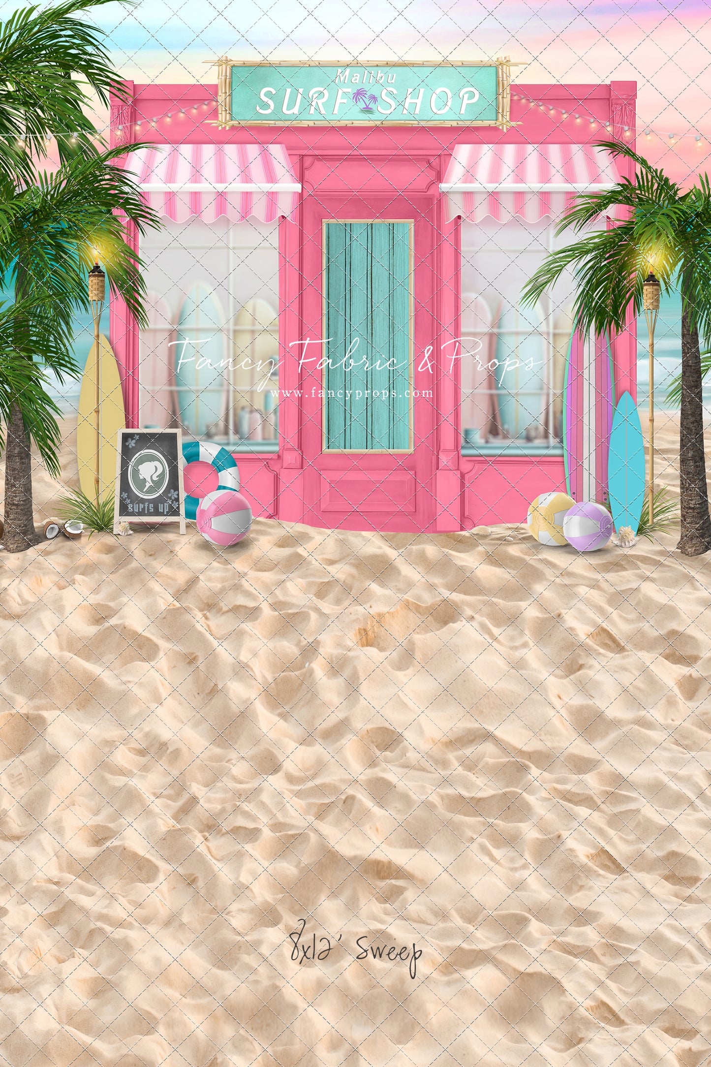 Malibu Barbie Surf Shop - With Sweep Option
