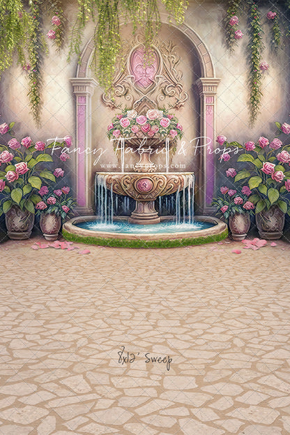 Pink Wishes Fountain - With Sweep Option