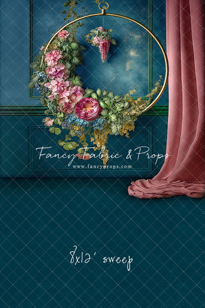 Turquoise Elegant Hoop - Sweep Sizes Only