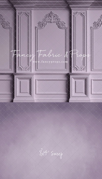 Classic Purple Victorian Wall - With Sweep Option