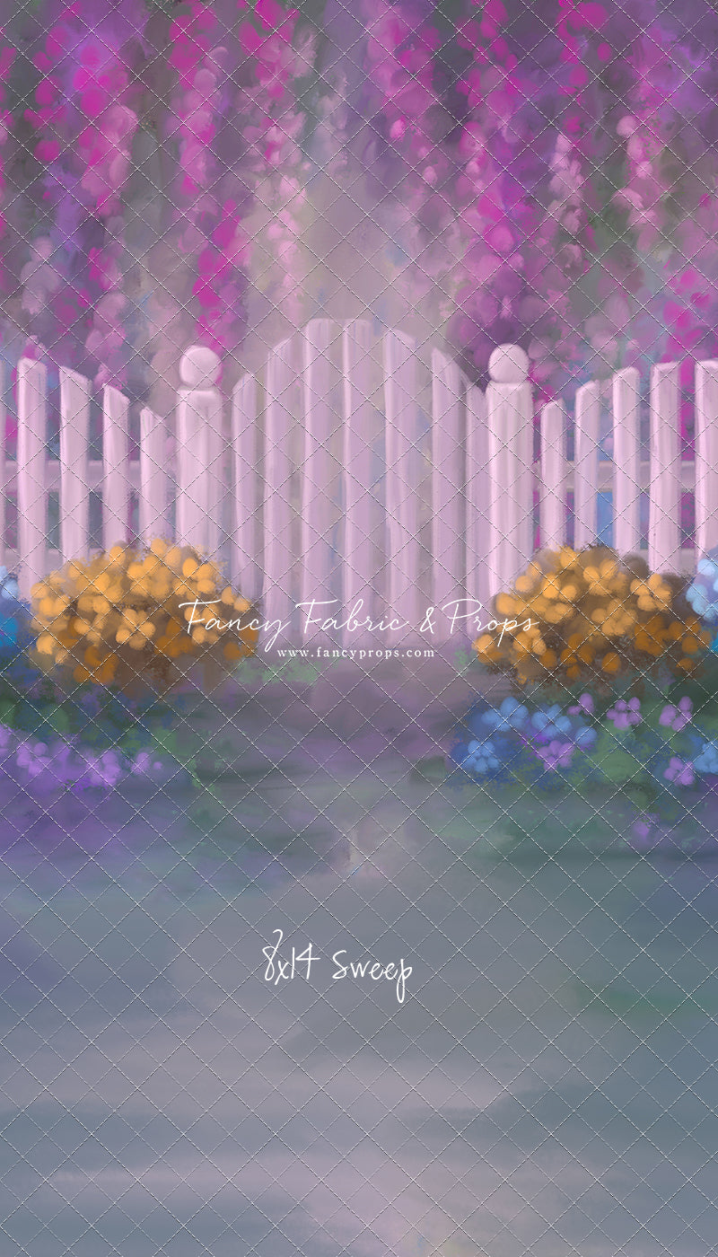 Fuchsia Garden - With Sweep Option