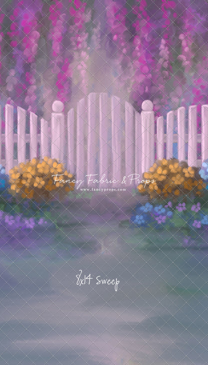 Fuchsia Garden - With Sweep Option