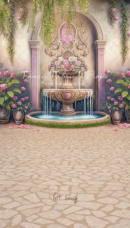 Pink Wishes Fountain - With Sweep Option