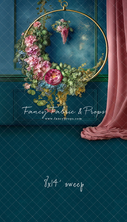 Turquoise Elegant Hoop - Sweep Sizes Only